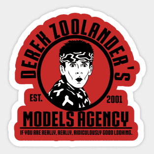 Zoolander's models agency Sticker